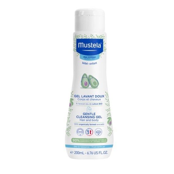 Mustela gyengéd haj- és testlemosó gél