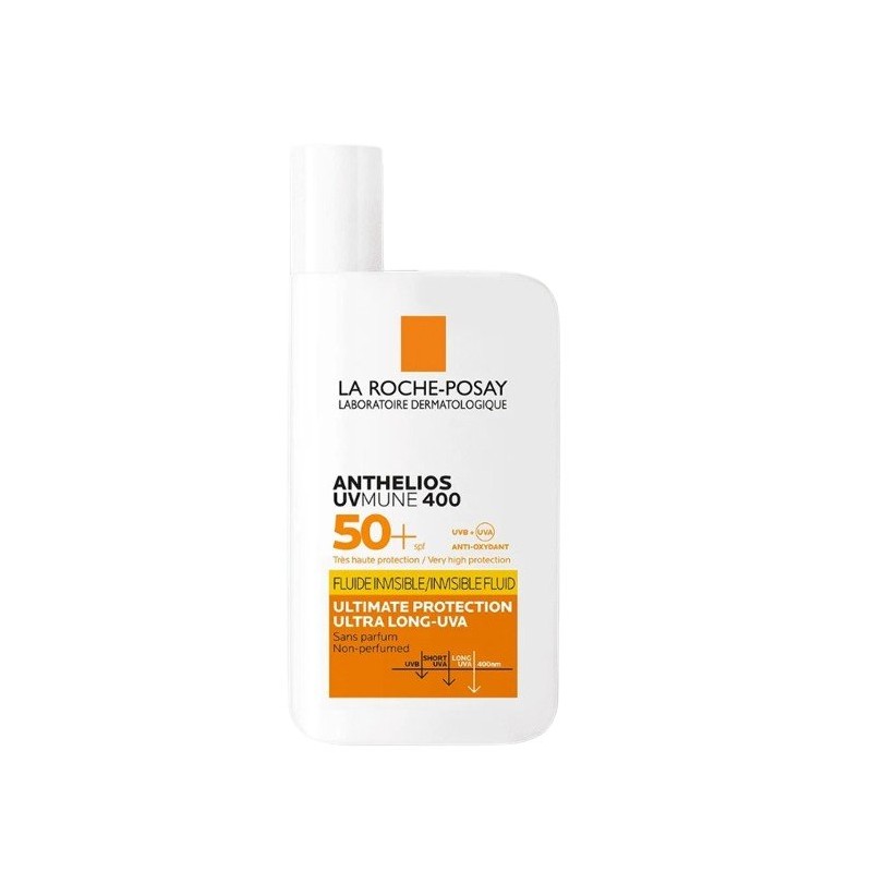 La Roche-Posay Anthelios UVMune 400 Invisible Fluid SPF50+ Illatmentes napvédő folyadék