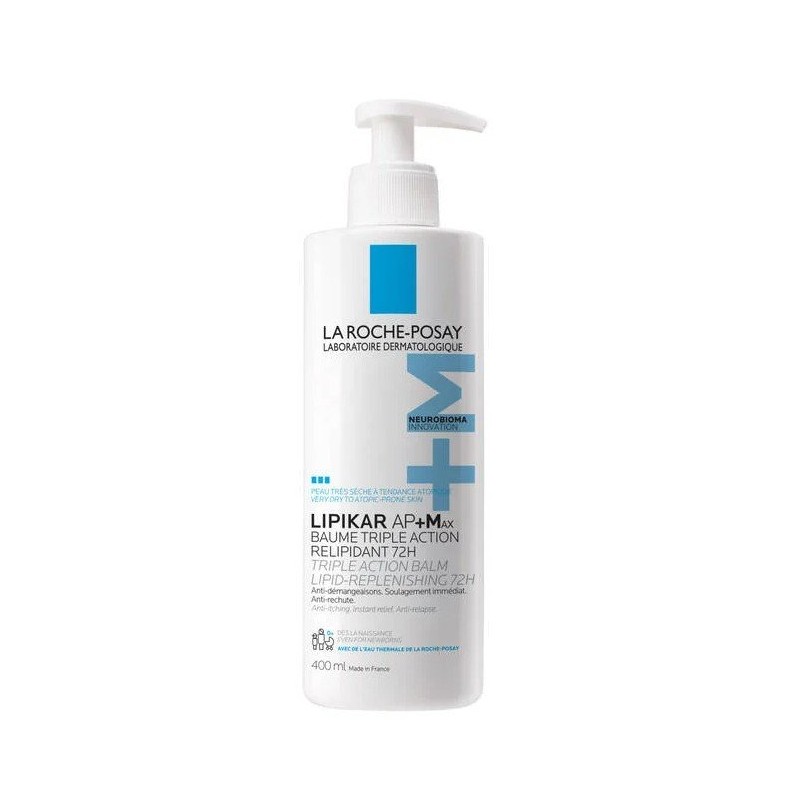 La Roche-Posay Lipikar Baume AP+ Max testápoló balzsam hármas hatással