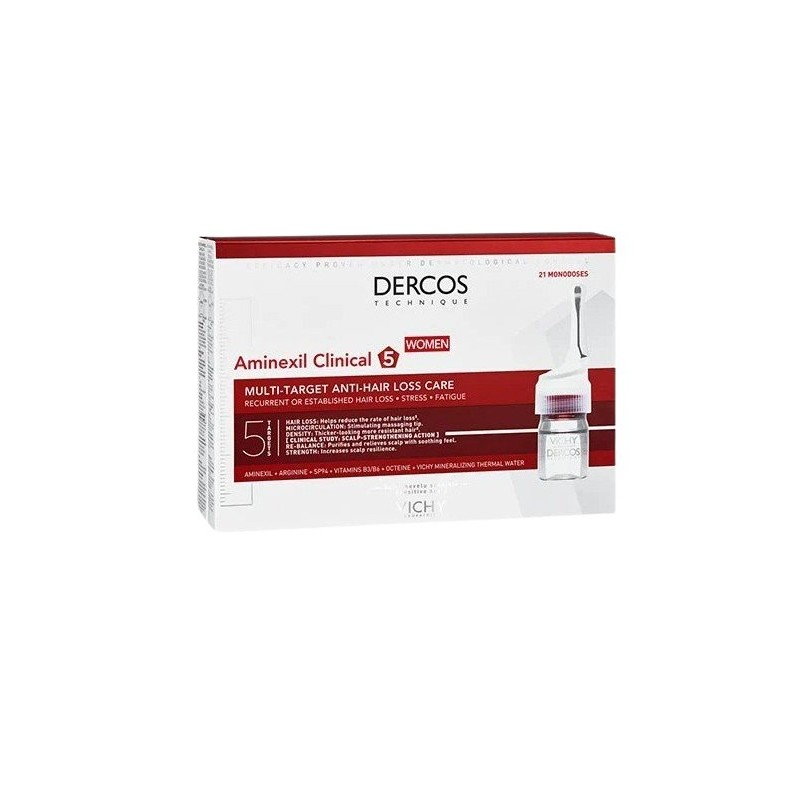 Vichy Dercos Aminexil Clinical 5 Multi-Target Anti-Hair Loss Treatment for Women