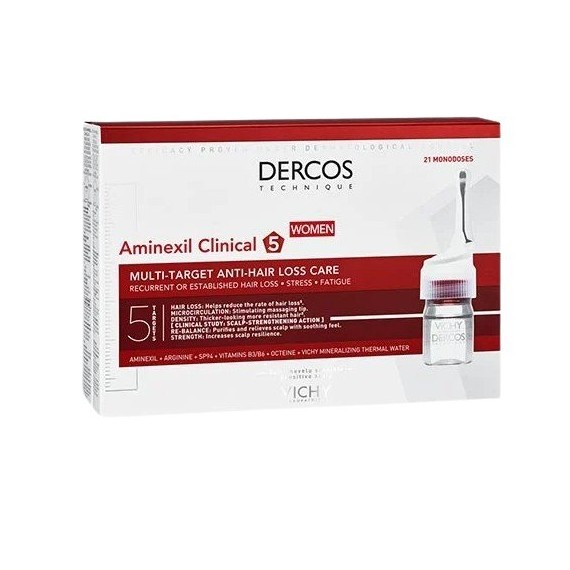 Vichy Dercos Aminexil Clinical 5 Multi-Target Anti-Hair Loss Treatment for Women