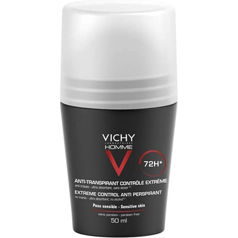 Vichy Homme 72h Anti-Perspirant Roll-on Férfi izzadásgátló roll-on