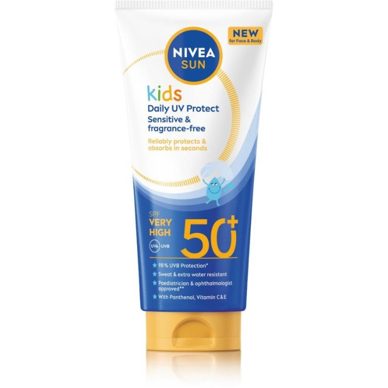 Nivea Sun Kids arckrém és testápoló SPF50+
