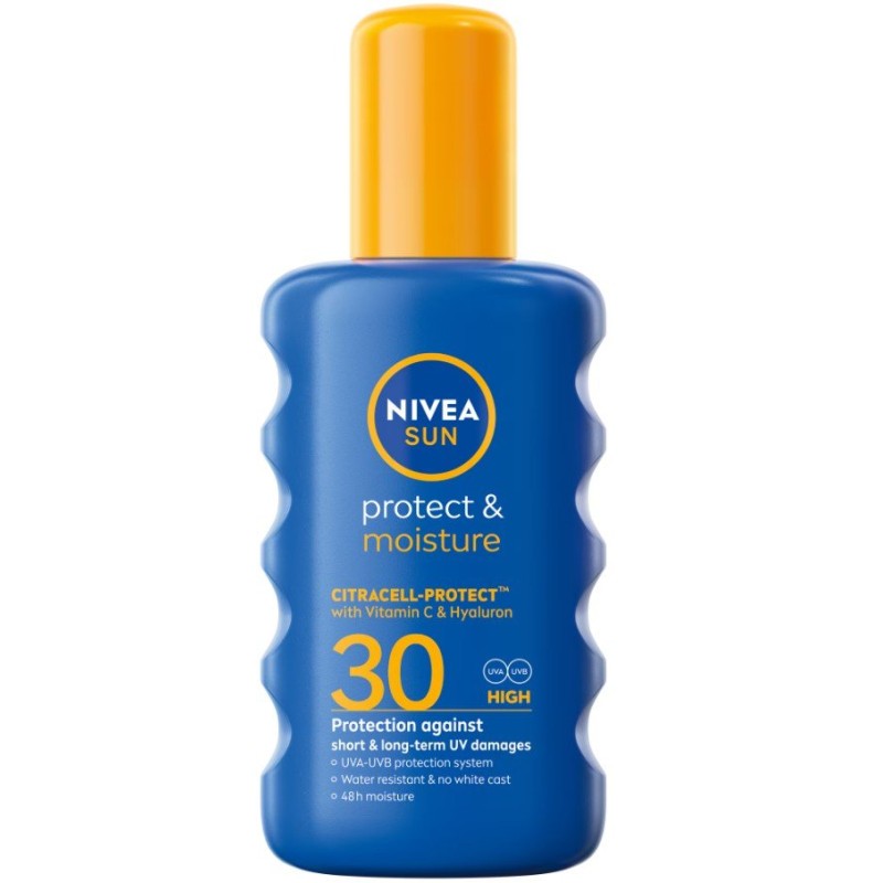 Nivea Sun Protect & Moisture Hidratáló napvédő spray SPF 30