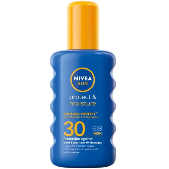 Nivea Sun Protect & Moisture Hidratáló napvédő spray SPF 30