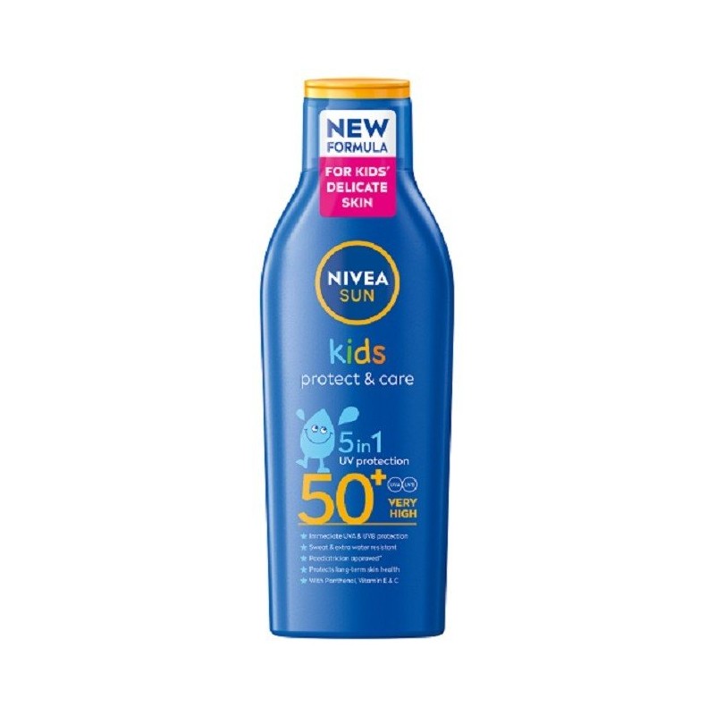 Nivea Sun SLS gyerekeknek SPF50+ napvédő tej