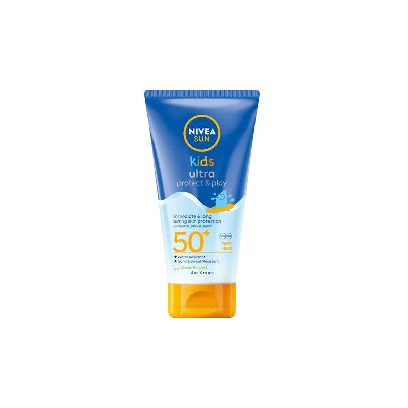 Nivea Sun Kids Ultra Protect & Play Vízálló gyerek napvédő lotion SPF 50+