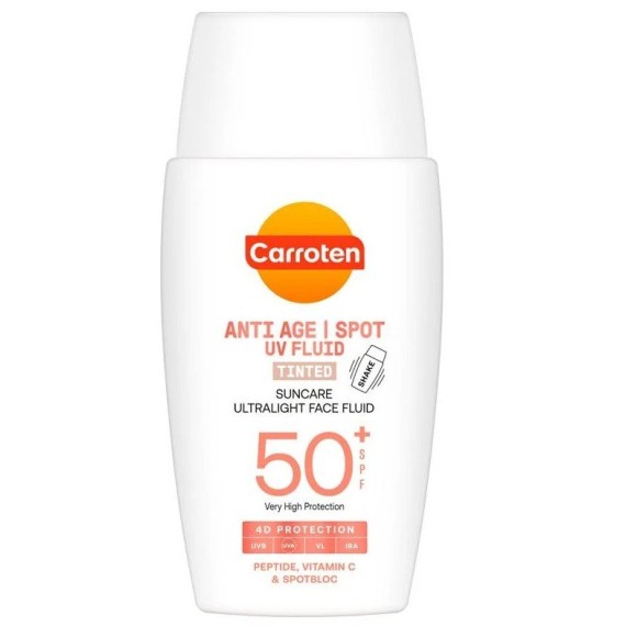 Carroten Anti Age Spot UV Fluid Személyes napvédő fluid az archoz SPF50+