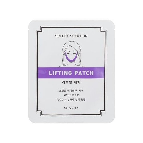 Missha Speedy Solution Lifting patch Arcemelő tapasz az arc kontúrjának formálásához