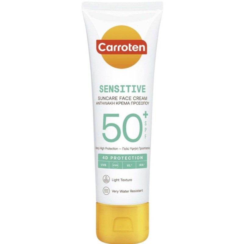 Carroten Sensitive arcvédő krém érzékeny bőrre SPF50+