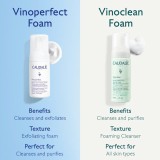 Caudalie Vinoperfect Fényesítő mikrómozzanatos arclemosó hab