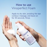 Caudalie Vinoperfect Fényesítő mikrómozzanatos arclemosó hab