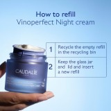 Caudalie Vinoperfect Éjszakai arckrém sötét foltok ellen