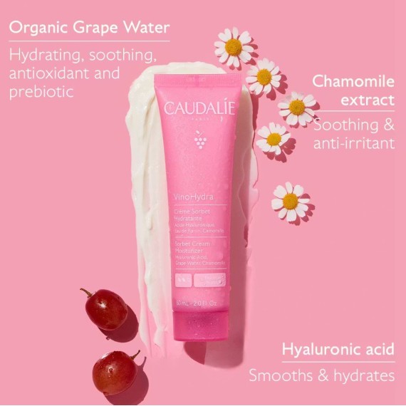 Caudalie VinoHydra Hidratáló arckrém sorbet