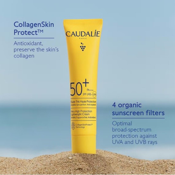 Caudalie Vinosun Fluid nagyon magas fényvédelem SPF50+