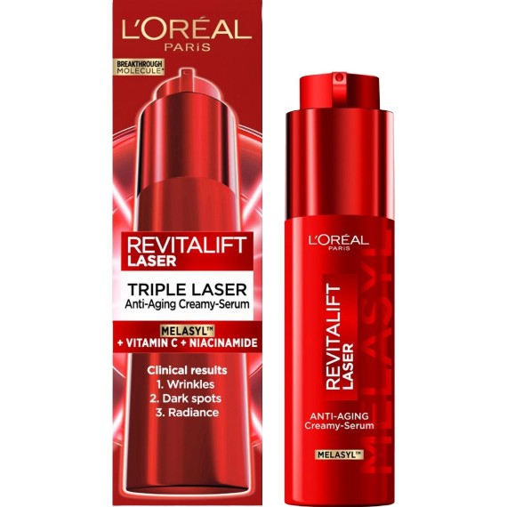 L'Oreal Paris Revitalift Laser Triple Anti-Ageing Creamy Serum Arcszérum