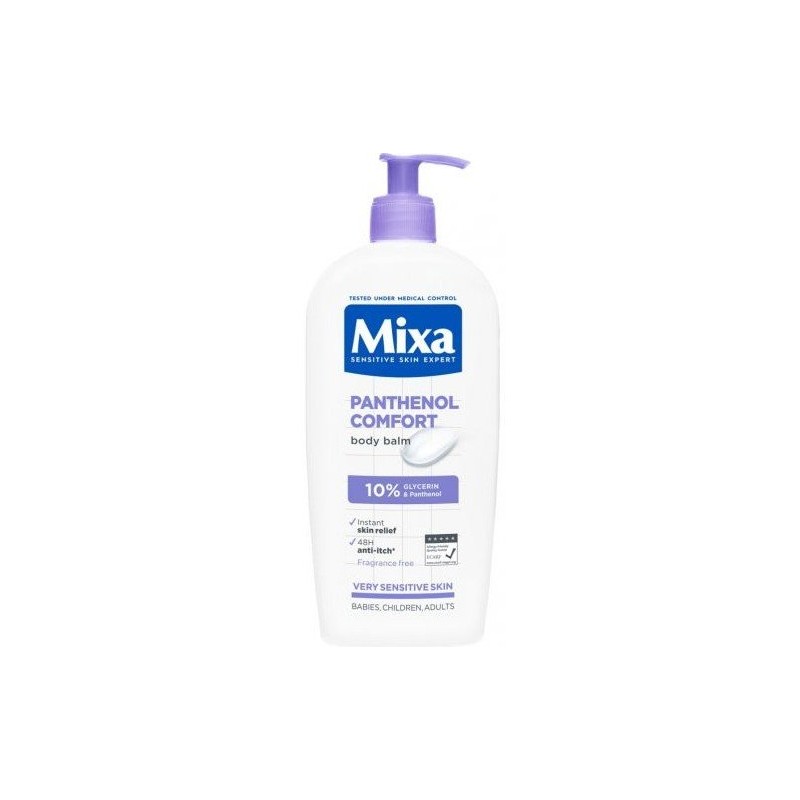 Mixa Panthenol Comfort Body Milk Tej száraz és atópiás bőrre