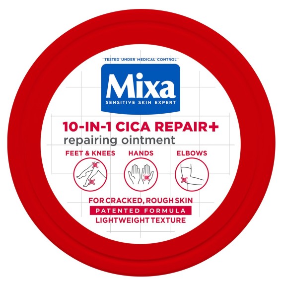 Mixa 10-in-1 Cica Repair+ Repairing Ointment Krém száraz bőrre