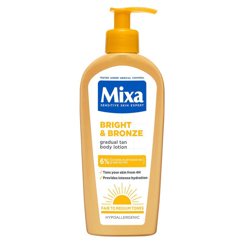 Mixa Bright & Bronze Gradual Tan Body Lotion Bronzosító testápoló