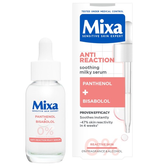 Mixa Anti-Reaction Soothing Milky Serum Nyugtató tejszérum arcra