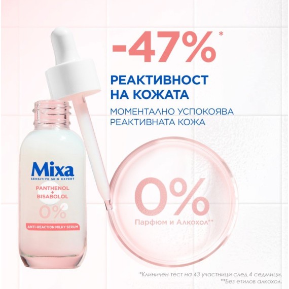 Mixa Anti-Reaction Soothing Milky Serum Nyugtató tejszérum arcra