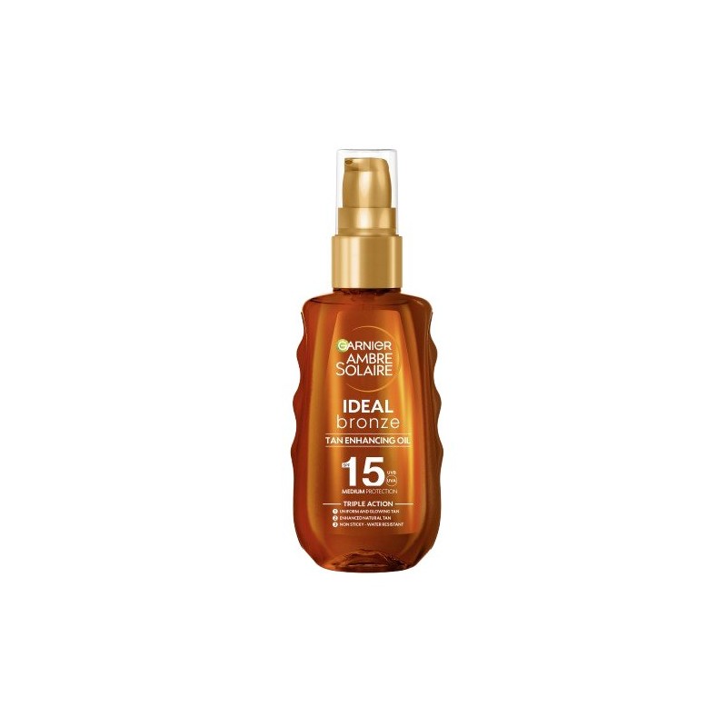 Garnier Ambre Solaire Ideal Bronze SPF15 Bronzosító napvédő olaj