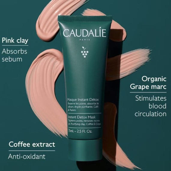 Caudalie Vinoclean Azonnali méregtelenítő maszk