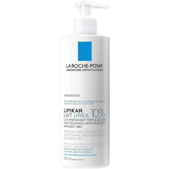 La Roche-Posay Lipikar Urea 10% Body Lotion Testápoló tej nagyon száraz és hámló bőrre