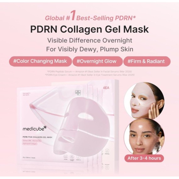 Medicube PDRN Pink Collagen Gel Mask Gél arcmaszk