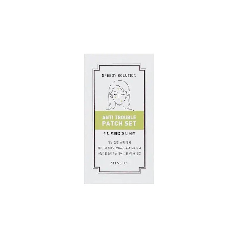Missha Speedy Solution Anti Trouble Patch Set Pattanás elleni tapaszok