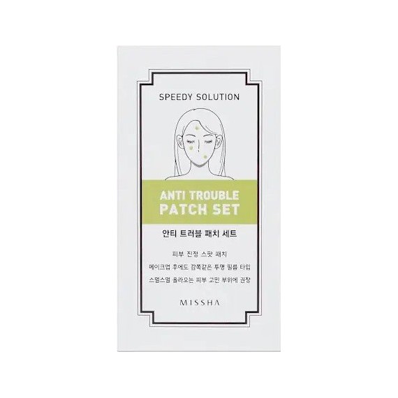 Missha Speedy Solution Anti Trouble Patch Set Pattanás elleni tapaszok