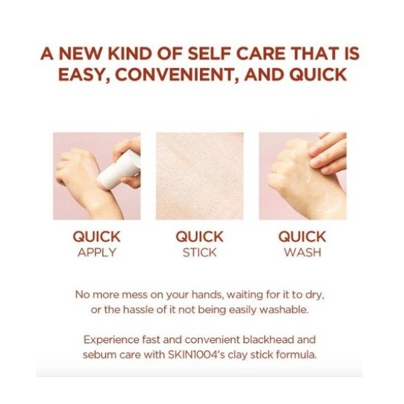 Skin1004 Madagascar Centella Poremizing Quick Clay Stick Mask Arcpakolás