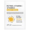 APLB Retinol Vitamin C Vitamin E Sheet Mask Fátyolmaszk arcra