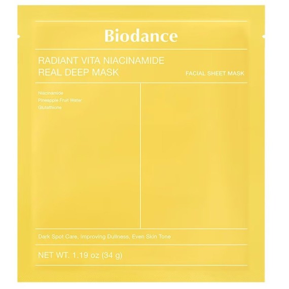 Biodance Radiant Vita Niacinamide Real Deep Mask Arcmaszk