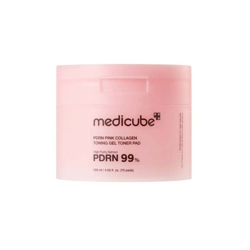 Medicube PDRN Pink Collagen Toning Gel Toner Pads Arcápoló párnák