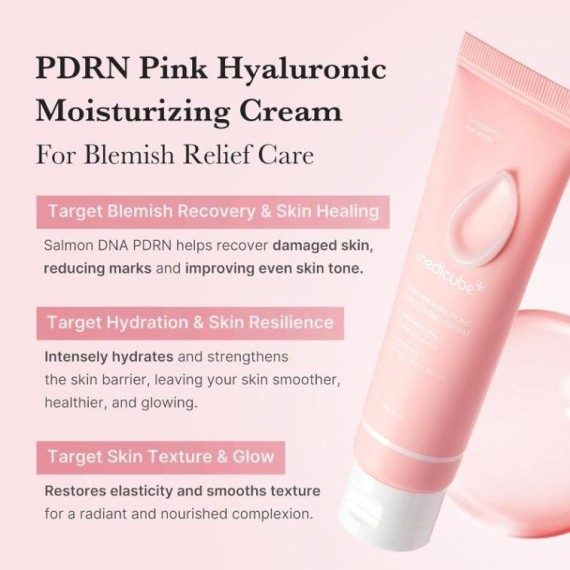 Medicube PDRN Pink Hyaluronic Moisturizing Cream Hidratáló arckrém