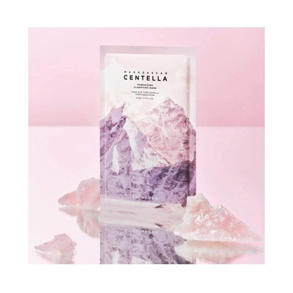 Skin1004 Madagascar Centella Poremizing Clarifying Mask Hámlasztó fátyolmaszk arcra