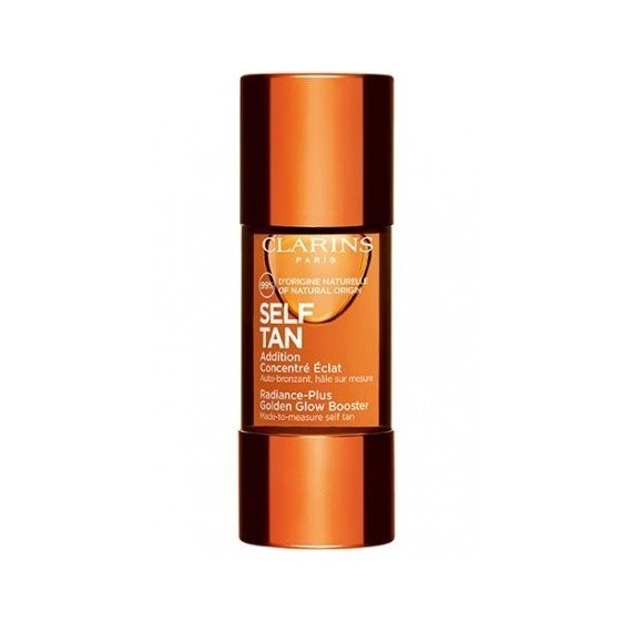 Clarins Radiance-Plus Self Tan Golden Glow Face Booster Önbarnító koncentrátum arcra