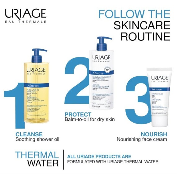 Uriage Xemose Anti-Itch Soothing Oil Balm Viszketést enyhítő nyugtató balzsam