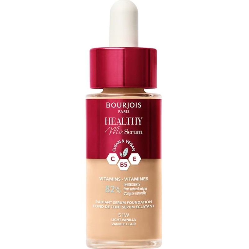 Bourjois Healthy Mix Clean & Vegan Radiant Serum Foundation Szérum alapozó