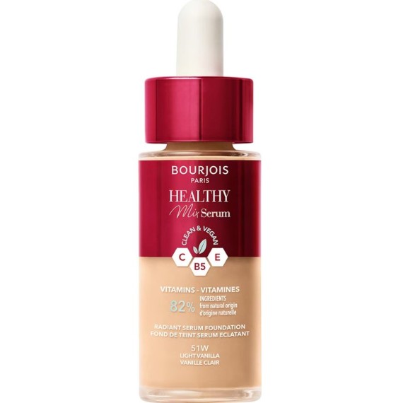 Bourjois Healthy Mix Clean & Vegan Radiant Serum Foundation Szérum alapozó