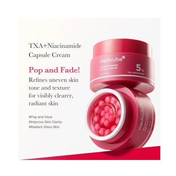 Medicube TXA Niacinamide Capsule Cream Világosító kapszulás arckrém
