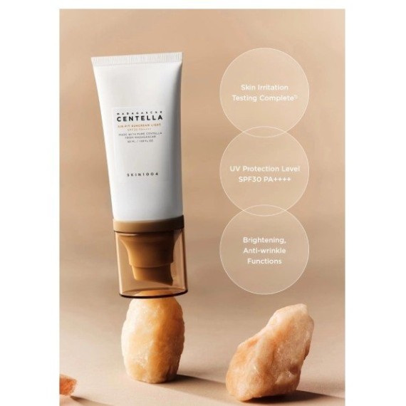 Skin1004 Madagascar Centella Air-fit Suncream Light SPF30 Könnyű fényvédő krém arcra