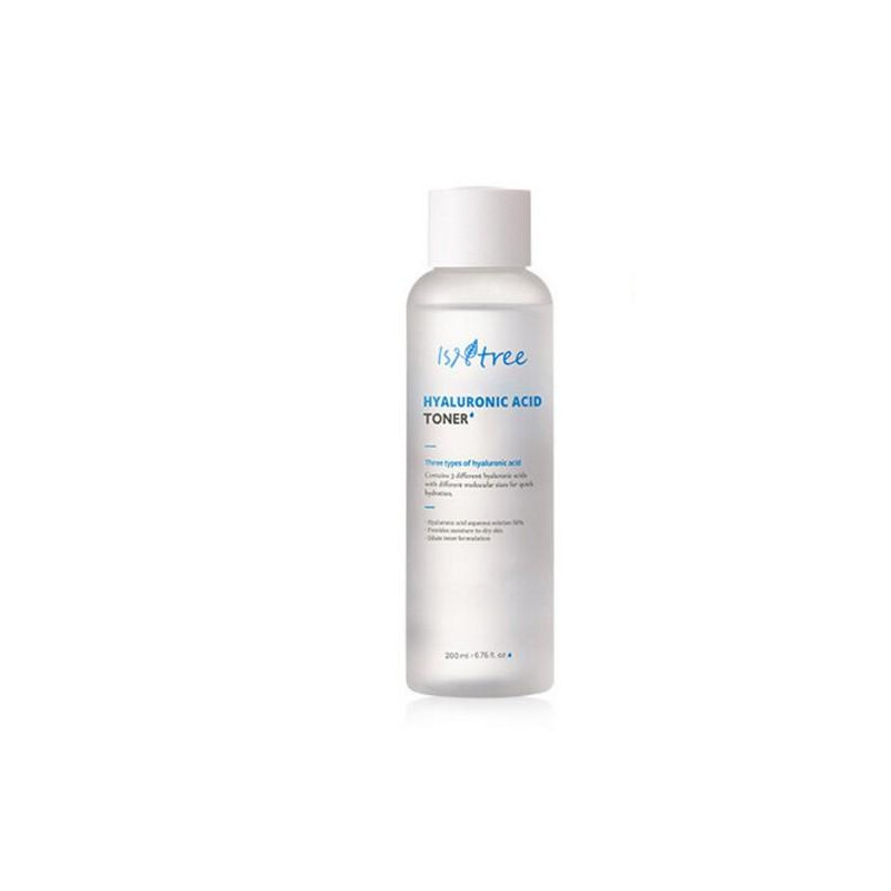 Isntree Triple Acid Hialuronic Toner tonic de față cu 3 tipuri de acid hialuronic - Image 1