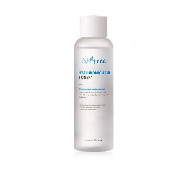 Isntree Triple Acid Hialuronic Toner tonic de față cu 3 tipuri de acid hialuronic - Image 1