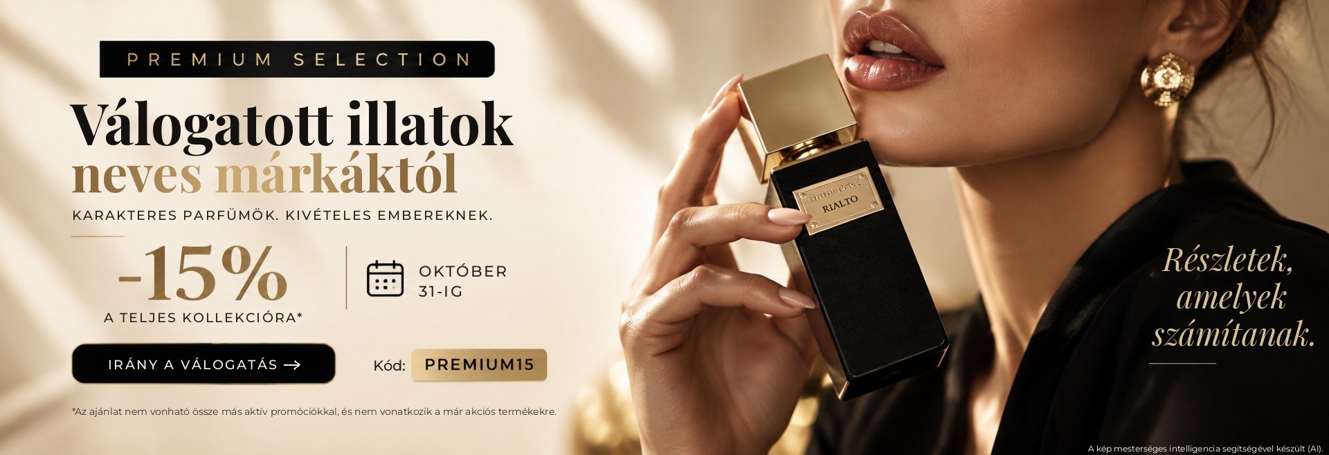 Premium Selection – -15% a PREMIUM15 kóddal