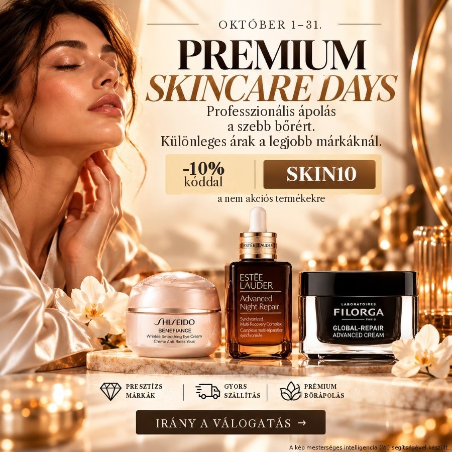 Premium Skincare Days október 1–31. — -10% a SKIN10 kóddal a nem akciós termékekre
