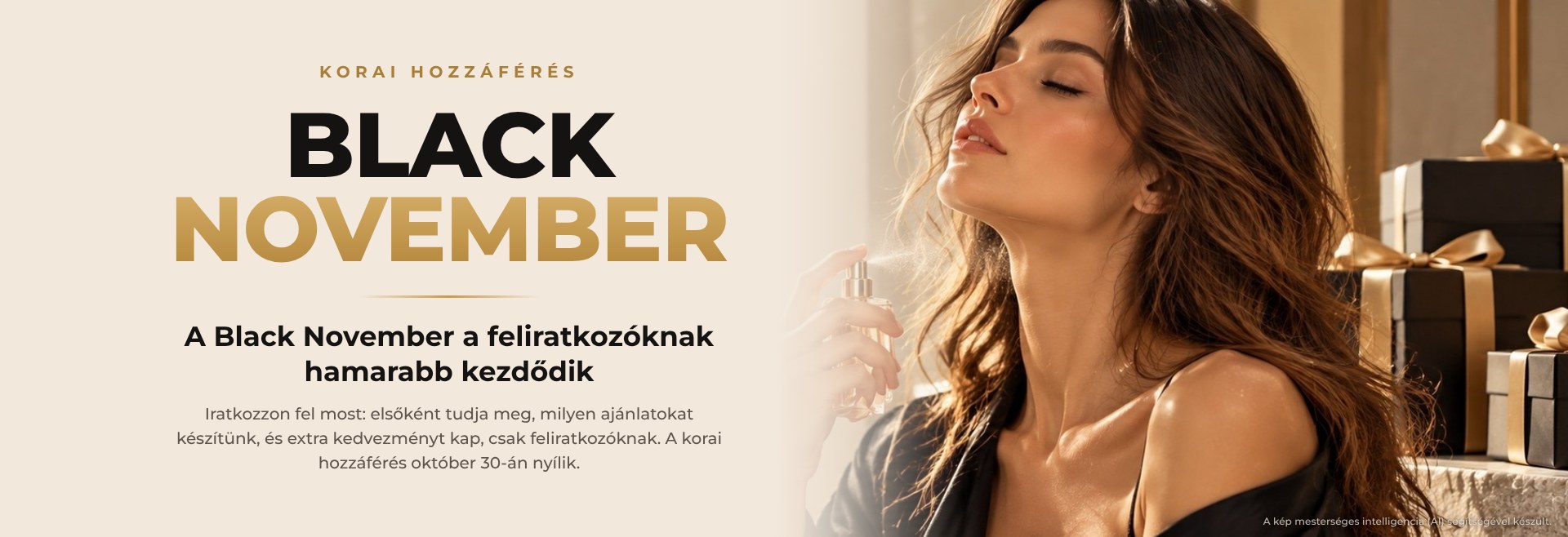A Black November a feliratkozóknak hamarabb kezdődik